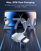 MoKo USB C to Lightning Adapter 4 Pack, Not - Image 4