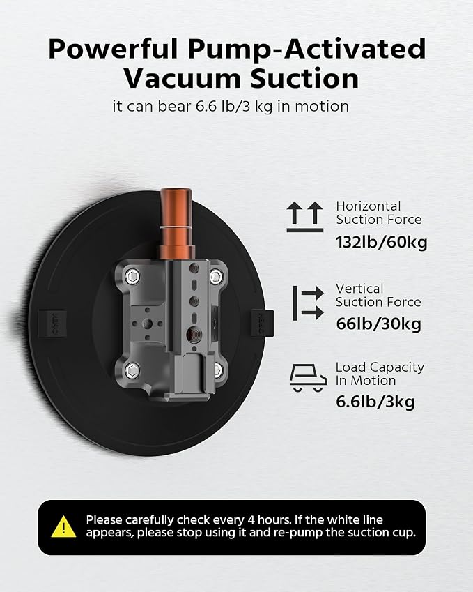 6" Suction Cup Camera Mount – Car, Windshield & Dash Cam Mount - Image 5