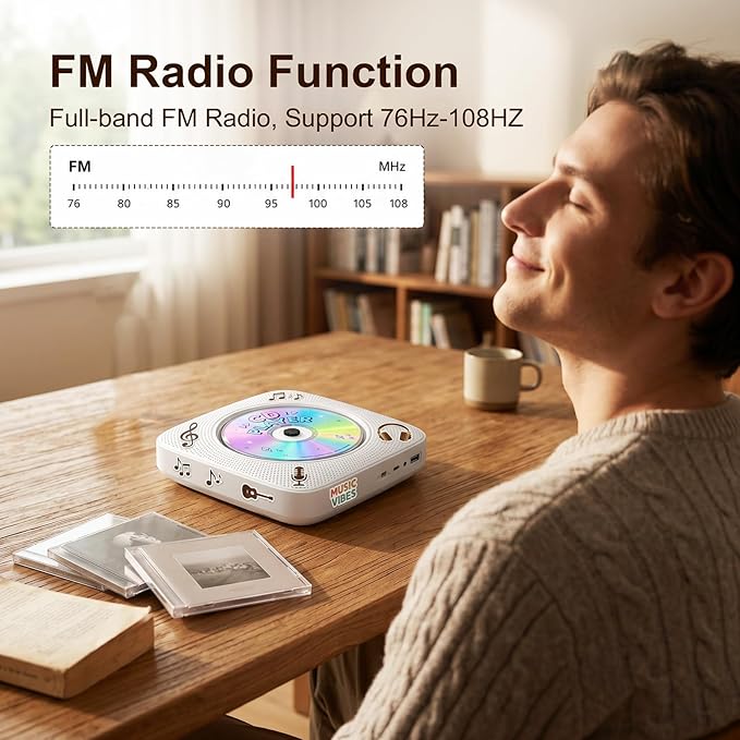 Gueray Portable CD Player Bluetooth: CD Players - Image 6