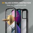 Miracase Compatible with iPhone 13 case 6.1 inch, 2021 Upgrade Full-Body Glass - Image 5