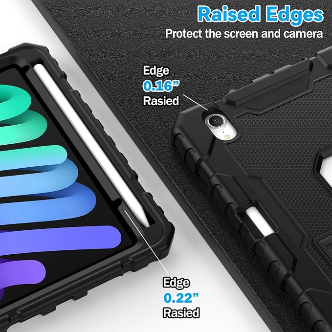 Grifobes Case for iPad Mini 7 2024 / Mini 6 2021 8.3 inch, Heavy Duty - Image 7