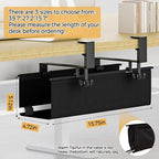 Under Desk Cable Management Tray 15.7" - Image 6