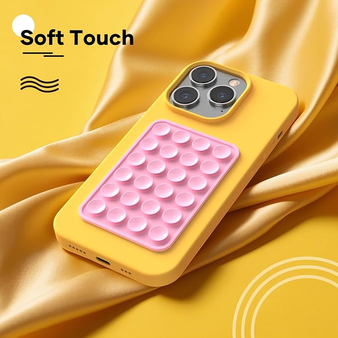 Silicone Phone Sticky Grip, Suction Phone Case Mount - Image 5