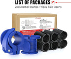Barbell Clips 1 Inch Quick Release Weight Clamps 0.9-1.18inch Multi-Size - Image 7