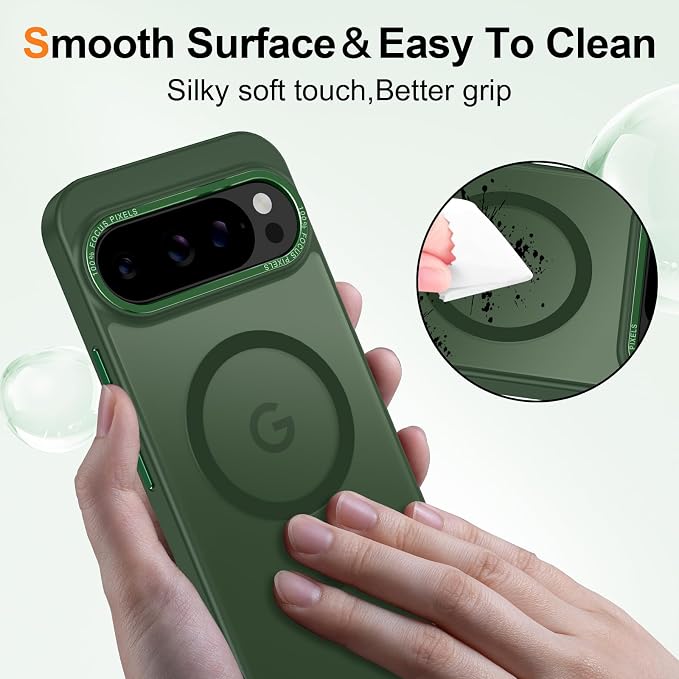 Magnetic for Google Pixel 10 Pro XL Case, Shockproof Slim Translucent Matte - Image 5