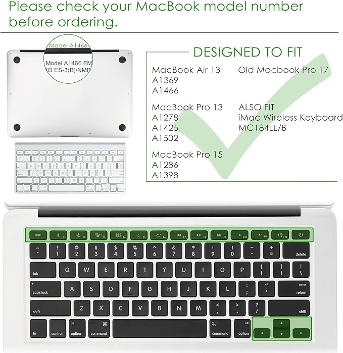 Allinside Blue and Pink Ombre Keyboard Cover Skin - Image 2