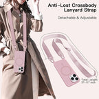 for iPhone 16 Case with Lanyard, Crossbody Phone Case with Neck Strap Adjustable - Image 5