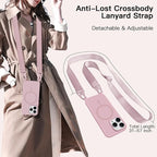for iPhone 15 Pro Case with Lanyard, Crossbody Phone Case with Neck Strap - Image 5