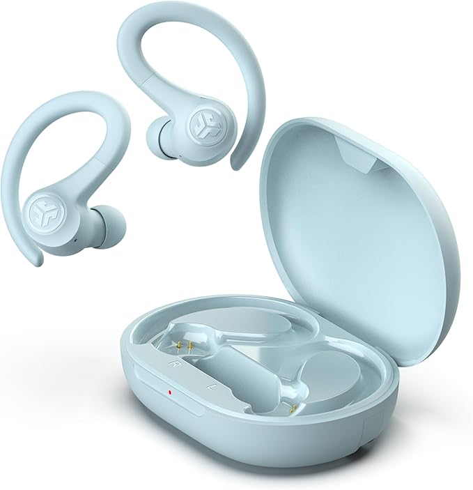 JLab, Go Sport+, True Wireless Workout Earbuds, Light Blue - Image 3