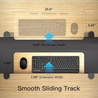 Ergonomic Keyboard Tray Under Desk Pull Out - Image 3
