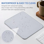 Gray Splash-Proof Textured 10.2 x 8.2Inch Mouse Pad - Image 6