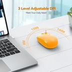 TECKNET Wireless Mouse, 2.4G Quiet Computer Mouse - Image 5