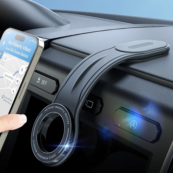 eSamcore for MagSafe Car Mount Detachable, Bendable Aluminum Arm Magnetic Phone by eSamcore