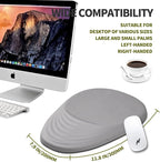 Hokafenle Ergonomic Mouse Pad Wrist Support, Terraced Slope Carpal Tunnel Wrist - Image 4