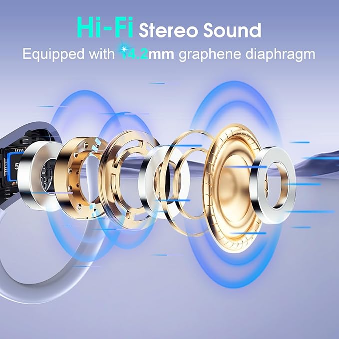 Wireless Earbuds 75hrs Bluetooth 5.4 Headphone Sport, 2026 Bluetooth Earbuds - Image 5