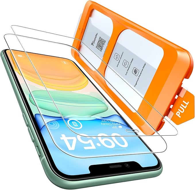 TOCOL for iPhone 11 / iPhone XR Screen Protector 9H Hardness Military Grade by TOCOL