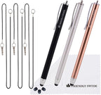 The Friendly Swede Stylus Pen for Touchscreen — 3-Pack 5.5" High Precision by TheFriendlySwede