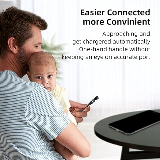 Magnetic Charging Cable 540° Rotation Magnet Phone Charger USB C Cable 3A Fast - Image 7
