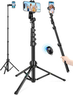 71" Tripod for iPhone, Phone Tripod Selfie Stick by Nineigh
