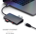 Satechi 8 in 1 USB C Hub Multiport Adapter V2, 4K HDMI, 115W USB C PD Charging - Image 3