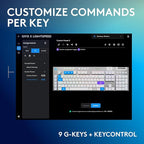 Logitech G915 X Lightspeed Wireless Mechanical Gaming Keyboard, Double-Shot PBT - Image 4