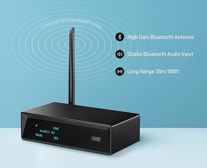 B3 Professional XLR Bluetooth v5.1 Music Receiver, LDAC & aptX HD Streamer - Image 6