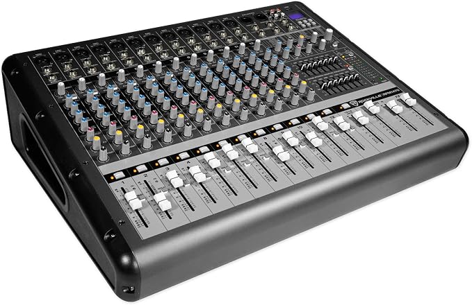 Rockville RPM1470 6000W Peak 14-Channel Powered Mixer, 750W RMS x 2 at 4 Ohm - Image 2
