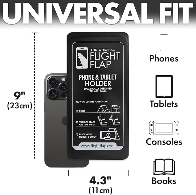 Airplane Phone Holder, Flexible Cell Phone Holder, Folding Cellphone Stand - Image 5