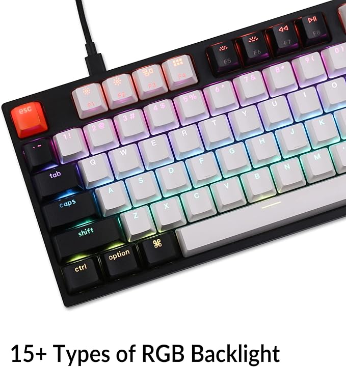 Keychron C1 Wired Mechanical Keyboard TKL, RGB Backlit - Image 5