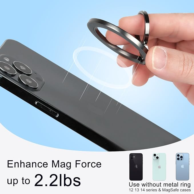 Magnetic Phone Grip for MagSafe, EI Sonador Magnet Phone Ring Holder, Compatible - Image 2