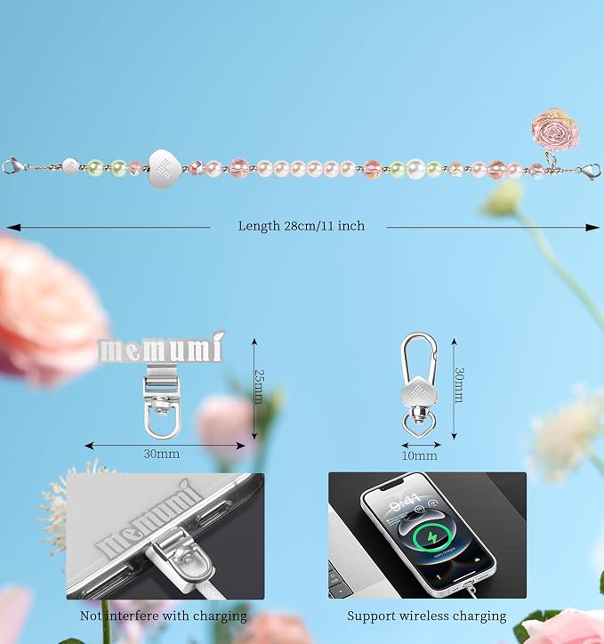 memumi Universal Phone Wrist Strap, Hand wristlet Strap - Image 6