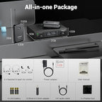 Phenyx Pro Dual UHF Wireless Microphone System，Auto-Scan Cordless Mic Set w/ - Image 7