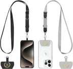 Phone Lanyard 2 Pack, Adjustable Cell Phone Multifuctional Patch Lanyards by Unknown