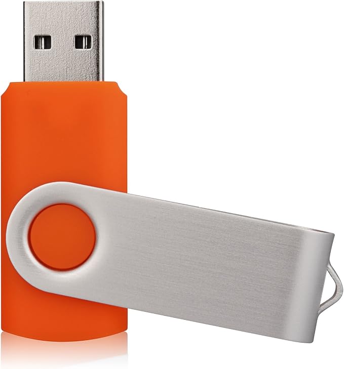 10 Pack 16GB USB Flah Drive USB 2.0 Memory Stick-Orange - Image 3