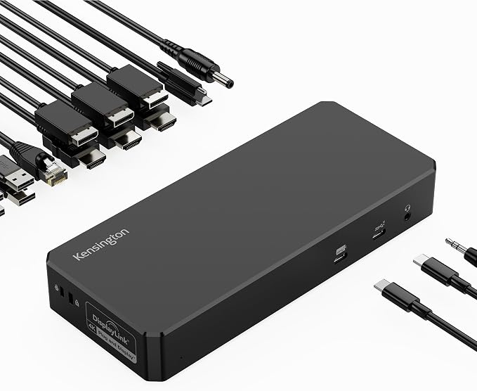 Kensington DisplayLink 4K Docking Station, Triple 4K by Kensington