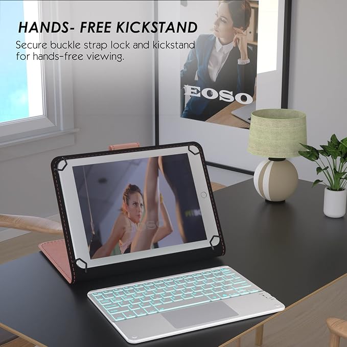 TouchPad Keyboard case for 9", 2-in-1 Bluetooth Wireless Keyboard - Image 6