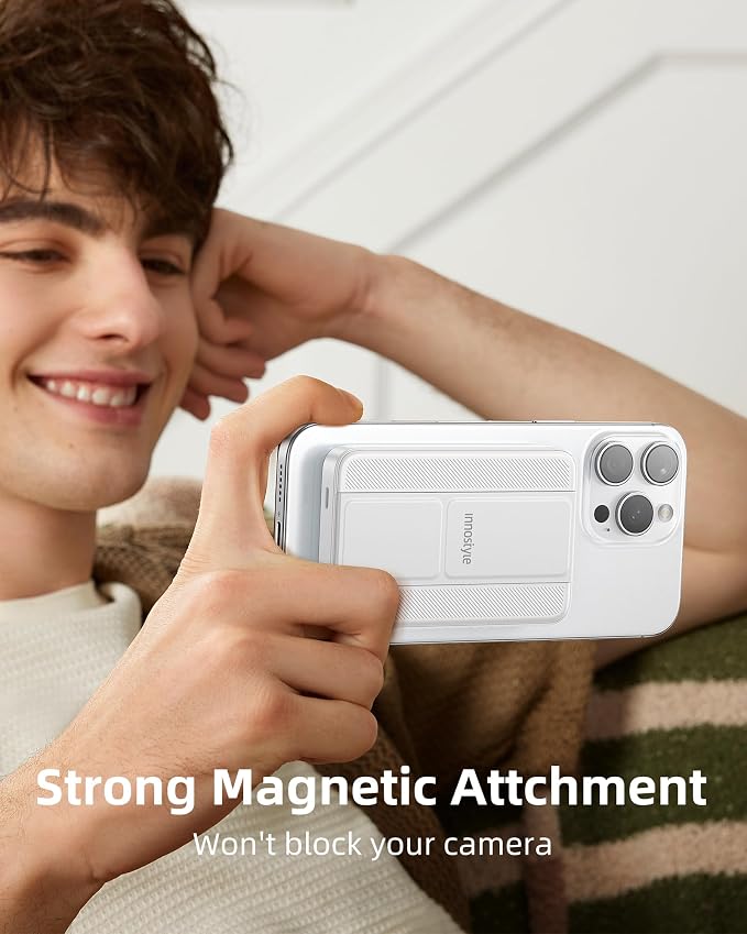 Magnetic 3-in-1 Portable Charger: 10000mAh Wireless Power Bank - Image 4