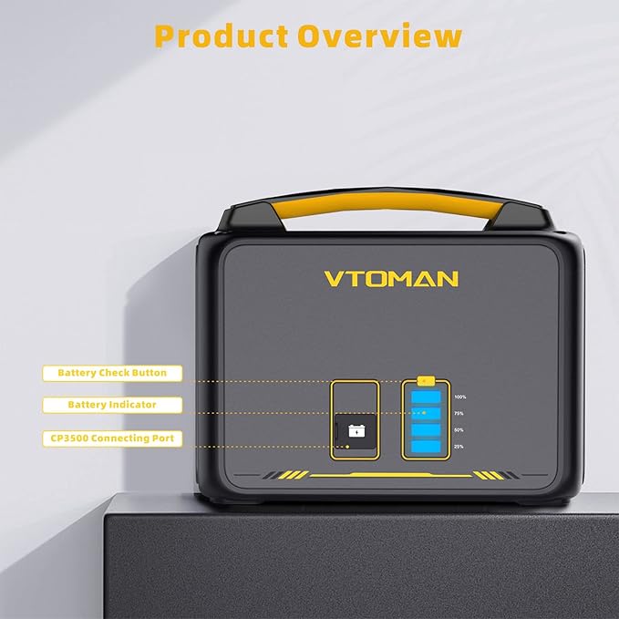 VTOMAN Jump600X 600W Portable Power Station - Image 7