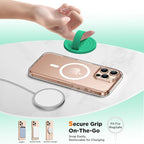 Magnetic Phone Ring Grip Holder, Silicone Finger Loop Grip, Compatible - Image 4