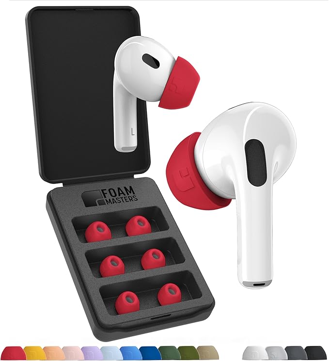 Foam Masters Ultra-Premium Memory Foam Ear Tips by AutoLinePro