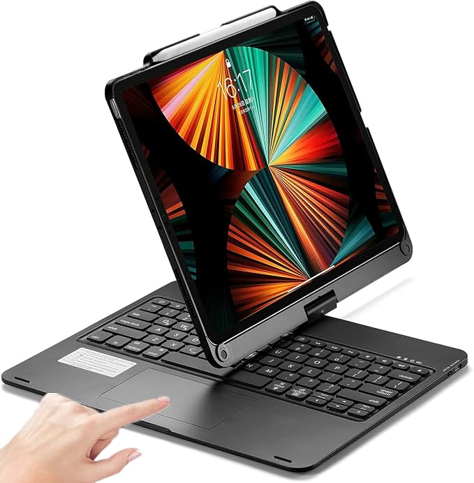 360° Rotatable Keyboard Case for iPad Air 13 inch/Pro 12.9 by PboyiqiS