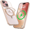 MAGIC JOHN for iPhone 15 Case 360° Rotatable Magnetic Invisible Stand, Fit for by MAGICJOHN