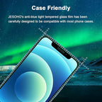 Blue Light Screen Protector for iPhone 12/12 Pro, HD Anti Blue Light Blocking - Image 7