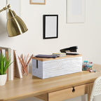 Large Cable Management Box, Office to Hide Extension Cords Power Stripes Surge - Image 8