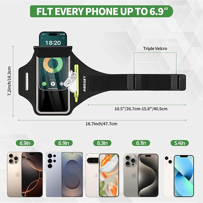 Running Armband with Earphone Bag - Image 3