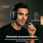 Monster Mission ANC200 Wireless Gaming Headset, 7.1 Virtual Surround Sound - Image 8