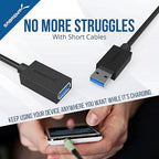 SABRENT 22AWG USB 3.0 Extension Cable A Male to A Female 3 Feet - Image 7
