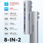 USB C Adapter HDMI USB Multiport Hub, 8 in 2 Accessories - Image 2
