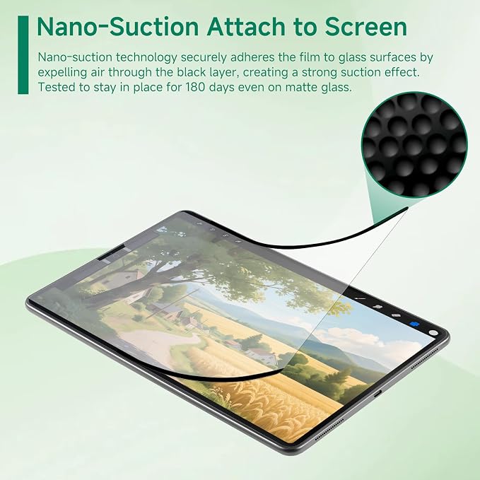 Nano-Suction Paper Feel Screen Protector - Image 2