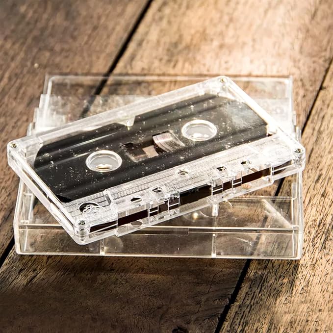 Fasmov 30 Pack Cassette Tape Cases, 4.25" L x 2.75" W x 0.6" H - Image 4